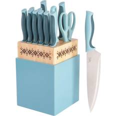 Kitchen Knives Spice by Tia Mowry Savory Saffron 985118446M Knife Set