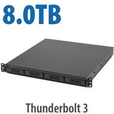 Docking nvme 8.0TB (4x2.0TB NVMe) Flex 1U4 4-Bay Rackmount Thunderbolt Storage, Docking & PCIe Expansion Solution