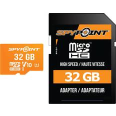 SpyPoint MicroSDHC Class 10 UHS-I U1 V10 32GB +Adapter