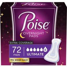 Fragrance-Free Menstrual Pads Poise Incontinence Pads 72-pack