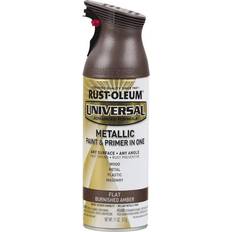 Paint Rust-Oleum Universal 11oz Metal Paint Flat Burnished Amber