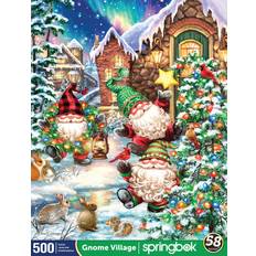 Non-Toxic Classic Jigsaw Puzzles Springbok Gnome Village 500 Pieces