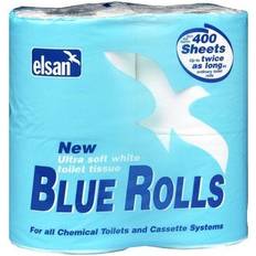 4 st Toalettpapper Elsan Ultra Soft Blue Toilet Rolls 4-pack