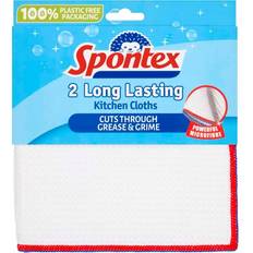 Spontex Long Lasting Kitchen Cloth 2 Pack