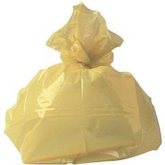 2Work Medium Duty Refuse Sack Yellow Pack of 200 RY15581 RY15581