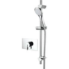 Silver Shower Systems Bristan Sonique2 Concealed Thermostatic Shower Silver