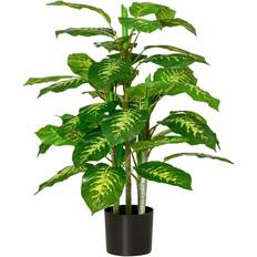 Artificial Plants Homcom Evergreen Green Artificial Plant