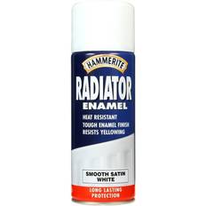 Hammerite Blanco Pinturas Hammerite Radiator Enamel 400ml Aerosol Pintura para Metales Amarillo, Blanco 0.4L