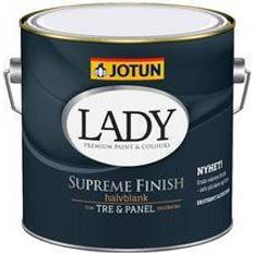 Jotun lady halvblank Jotun Finish 40 Metalmaling, Træmaling White 0.68L