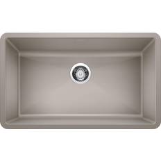 Granite Kitchen Sinks Blanco Precis 441297 Super Single Bowl Undermount Sink