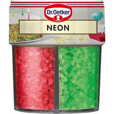 Gul Kagedekorationer Dr. Oetker Krymmel Neon Mix Kagedekoration