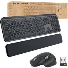 Logitech Claviers Standard Logitech MX Keys Combo Bluetooth LE QWERTZ Allemand Graphite