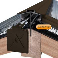 Best Wood Stoves Alukap Xr Brown Aluminium Glazing Bar, (L)3M (W)80mm (T)35mm