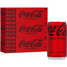 Sugar Free Soda Pop Coca-Cola Zero Sugar Mini Cans