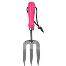 Bleu Fourches RHS FloraBrite Pink Garden Hand Fork Burgon & Ball