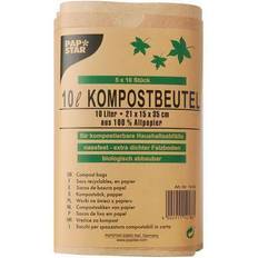 Kompostpåse Papstar Kompostpåse PURE 10L brun 50/FP