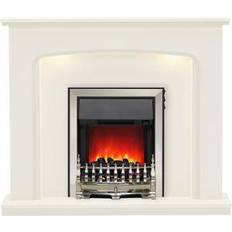 Be Modern Ellison Black Chrome Effect Fire Suite