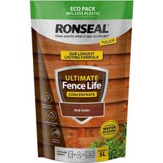 Ronseal Peintures Ronseal Ultimate Fence Life Concentrate Paint Red Cedar Peinture Bois Rouge