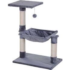 Pawhut Cat Activity Tree Kitten Play Tower