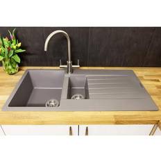 Kitchen Sinks Reginox Harlem 15 Silver