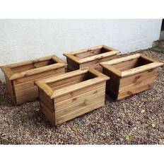 Pots, Plants & Cultivation Charles Taylor Charles Taylor Small Trough Planter Set of 4, none