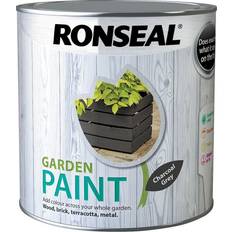 Pinturas Ronseal 38509 Garden Paint Charcoal Pintura para Madera Gris 2.5L