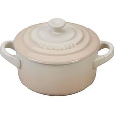 Loop Handles Mini Casseroles Le Creuset Signature Meringue with lid 0.06 gal 3 "