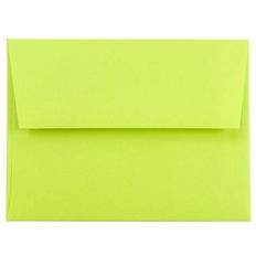 Jam Paper A2 Colored Invitation Envelopes, Ultra Lime