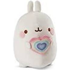 NICI Tøjdyr NICI Molang 12cm w. rainbow heart