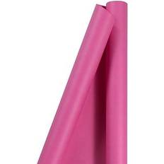 Birthday supplies Jam Paper Gift Wrap Matte Wrapping 25 sq ft Fuchsia Hot Pink Birthday Sold Individually