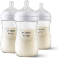 Transparent Baby Bottle Philips Avent 3pk Natural Baby Bottle with Natural Response Nipple Clear 9oz