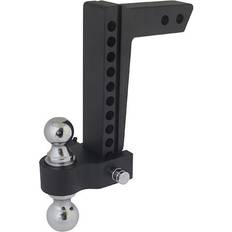 Vehicle Cargo Carriers Trailer Valet Blackout Series Adjustable Drop Hitch, 2 in. and 2-5/16 in. Ball, 0-10 in. Drop, BSDH0033