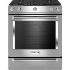 5 burner gas stove KitchenAid 30-Inch 5-Burner Slide-In