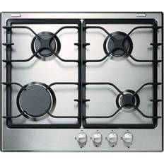 Built in Cooktops Whirlpool WCG52424AS 24 4 Burner Cooktop Black-on-Stainless Cooking