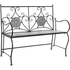 Dkd Home Decor Mosaic Wrought Banc