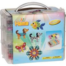 Hama Beads Midi Stor opbevaringsboks 12.000stk, 3 plader