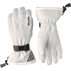 White Gloves & Mittens Hestra Powder Gauntlet 5-Finger Gloves - Offwhite