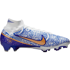 Nike superfly mercurial cr7 NIKE Zoom Mercurial Superfly 9 Elite CR7 FG - White/Concord/Medium Blue/Metallic Copper