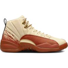 Beige - Herren Golfschuhe Nike Air Jordan 12 Retro x Eastside Golf M - Muslin/Burnt Sunrise/Black