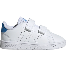 adidas Kid's Advantage Lifestyle Loop - Cloud White / Blue Rush / Core Black