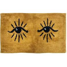 Black Non-Slip Bath Mats Theia Abstract Eyes Anti-Slip Bath