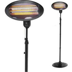 Edm Quartz Heater 07091 Black 2000 W