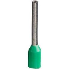 Câbles Électriques Schneider Electric DZ5CE Insulated Crimp Bootlace Ferrule, 11.5mm Pin Length, 3.9mm Pin Diameter, 6mm Wire Size, Green