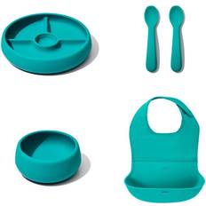 OXO Baby Bottles & Tableware OXO Tot Silicone Feeding Set Teal