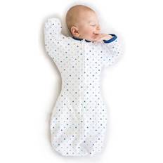 Swaddle Swaddle Designs Transitional Sack Wearable Blanket Blue Tiny Triangles M 3-6 Months