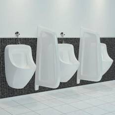 Keramik Handtuchhalter & Haken vidaXL Urinal Trennwand Wandmontage Keramik