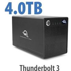 Festplatten 4.0TB OWC ThunderBay 4 mini RAID 5 Four-Drive 7200RPM HDD External Thunderbolt 3 Storage Solution