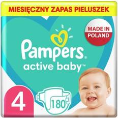 Pannolini Pampers Active Baby Diapers Size 4 180pcs