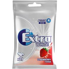 Tuggummi extra Extra Tuggummi White Strawberry påse