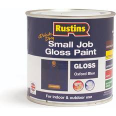 Blue Paint Rustins GPOBW250 Quick Dry Small Wood Paint Blue 0.25L